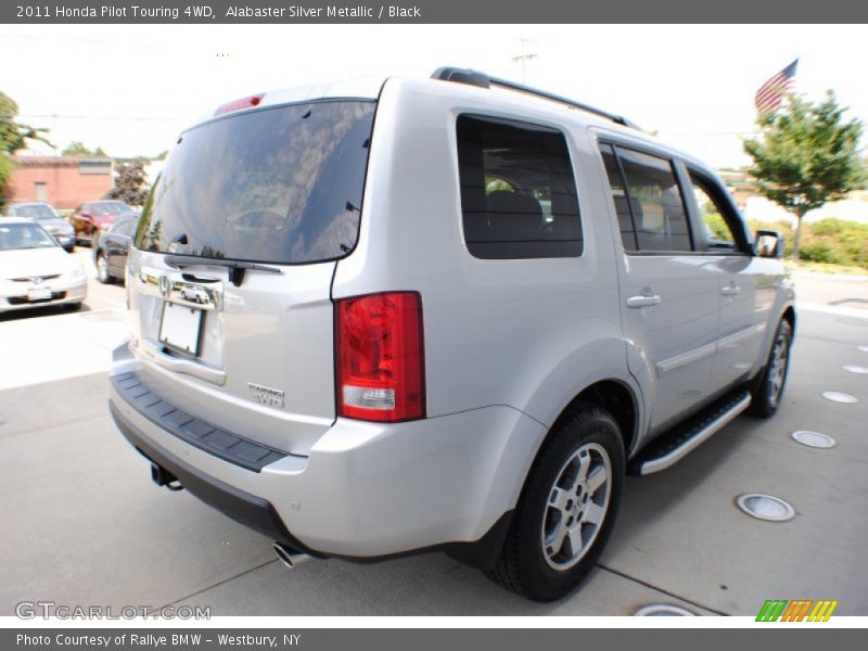 Alabaster Silver Metallic / Black 2011 Honda Pilot Touring 4WD