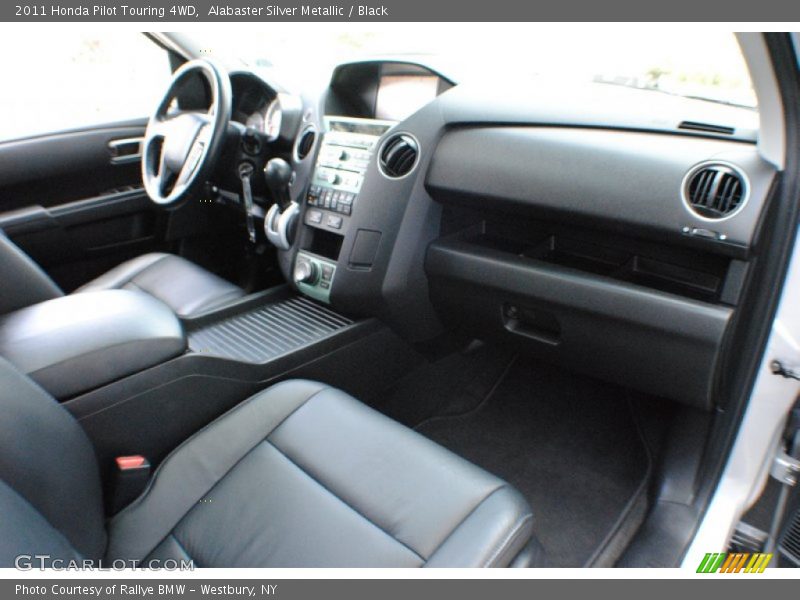 Alabaster Silver Metallic / Black 2011 Honda Pilot Touring 4WD