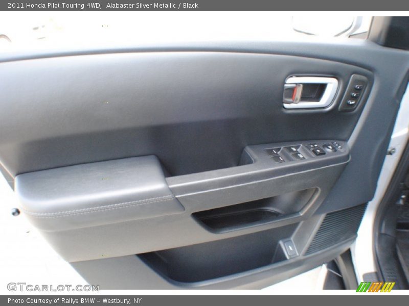 Alabaster Silver Metallic / Black 2011 Honda Pilot Touring 4WD