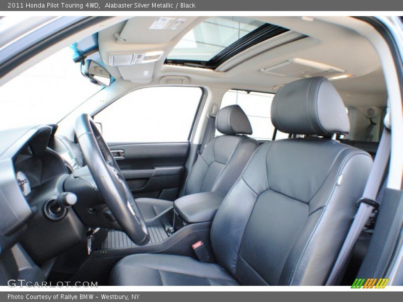 Alabaster Silver Metallic / Black 2011 Honda Pilot Touring 4WD