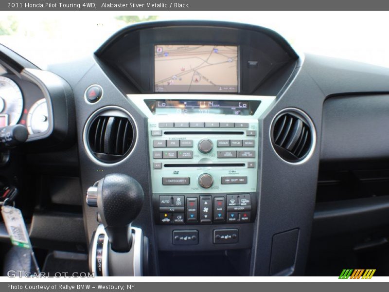 Alabaster Silver Metallic / Black 2011 Honda Pilot Touring 4WD
