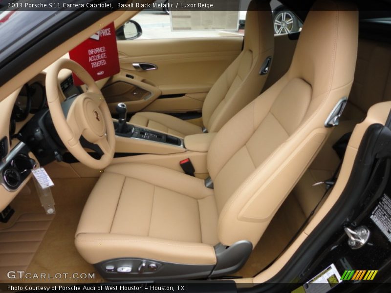 Luxor Beige Interior - 2013 911 Carrera Cabriolet 