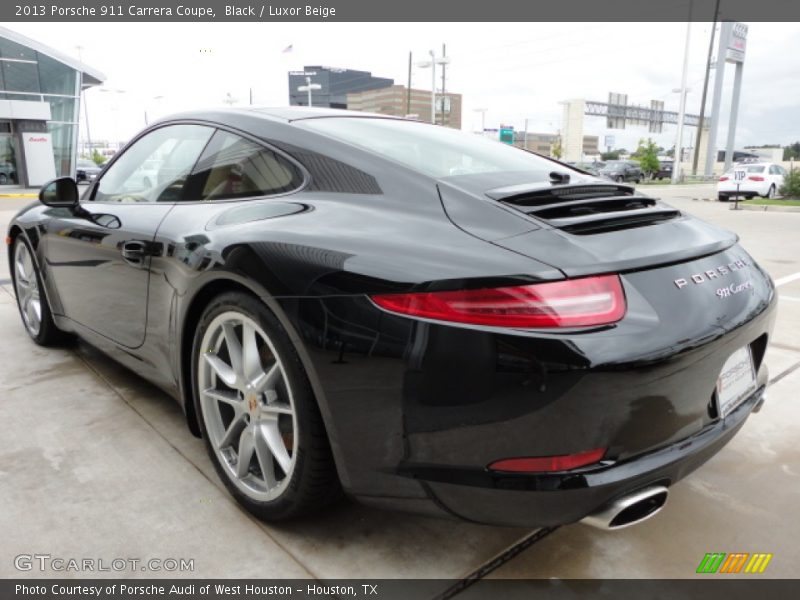 Black / Luxor Beige 2013 Porsche 911 Carrera Coupe