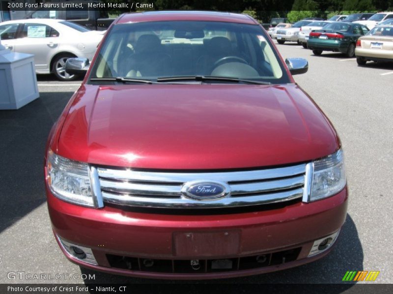 Merlot Metallic / Camel 2008 Ford Taurus Limited