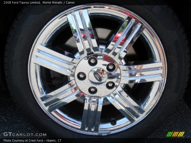 Merlot Metallic / Camel 2008 Ford Taurus Limited