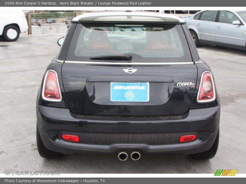 Astro Black Metallic / Lounge Redwood Red Leather 2009 Mini Cooper S Hardtop