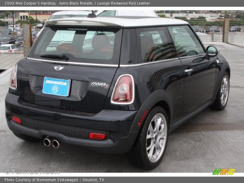 Astro Black Metallic / Lounge Redwood Red Leather 2009 Mini Cooper S Hardtop