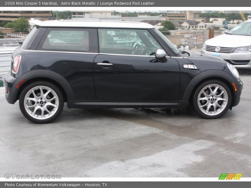 Astro Black Metallic / Lounge Redwood Red Leather 2009 Mini Cooper S Hardtop