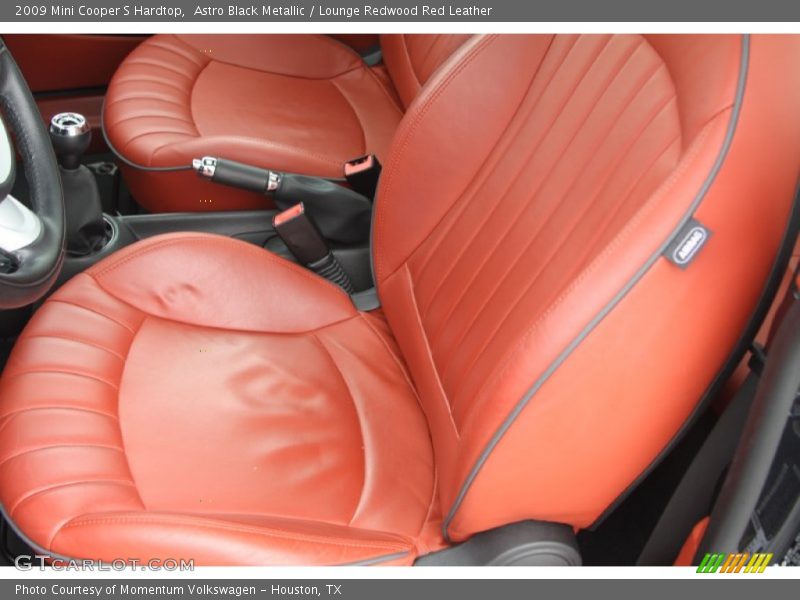 Astro Black Metallic / Lounge Redwood Red Leather 2009 Mini Cooper S Hardtop