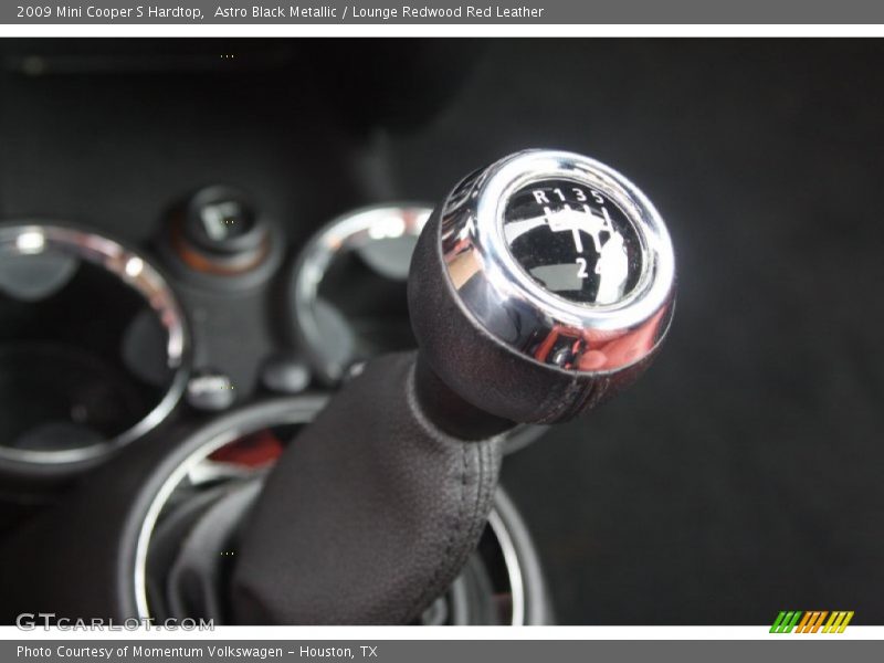 Astro Black Metallic / Lounge Redwood Red Leather 2009 Mini Cooper S Hardtop