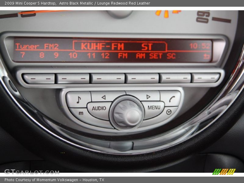 Astro Black Metallic / Lounge Redwood Red Leather 2009 Mini Cooper S Hardtop