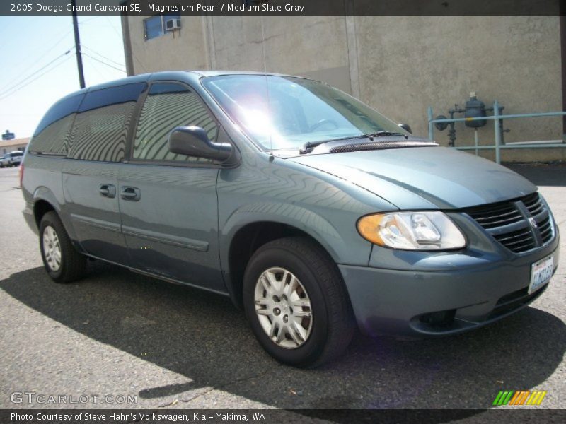 Magnesium Pearl / Medium Slate Gray 2005 Dodge Grand Caravan SE