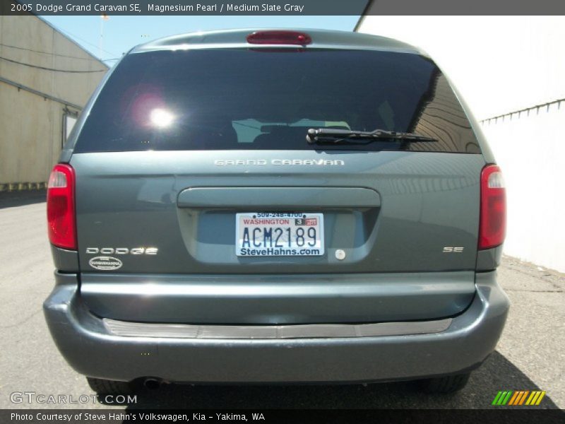 Magnesium Pearl / Medium Slate Gray 2005 Dodge Grand Caravan SE