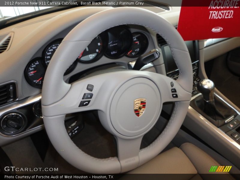  2012 New 911 Carrera Cabriolet Steering Wheel