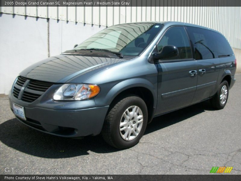 Magnesium Pearl / Medium Slate Gray 2005 Dodge Grand Caravan SE