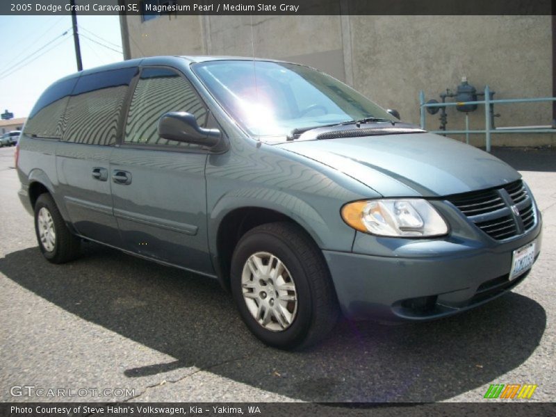 Magnesium Pearl / Medium Slate Gray 2005 Dodge Grand Caravan SE