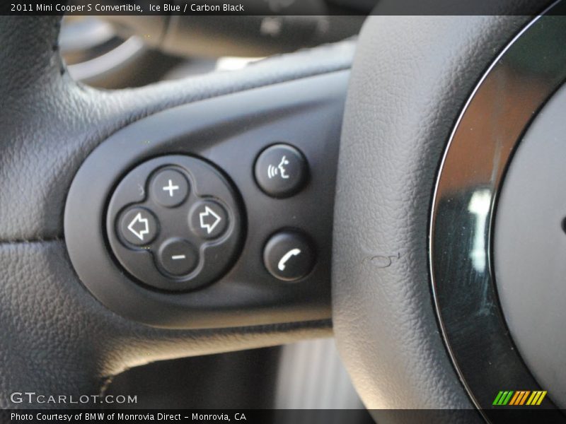 Ice Blue / Carbon Black 2011 Mini Cooper S Convertible