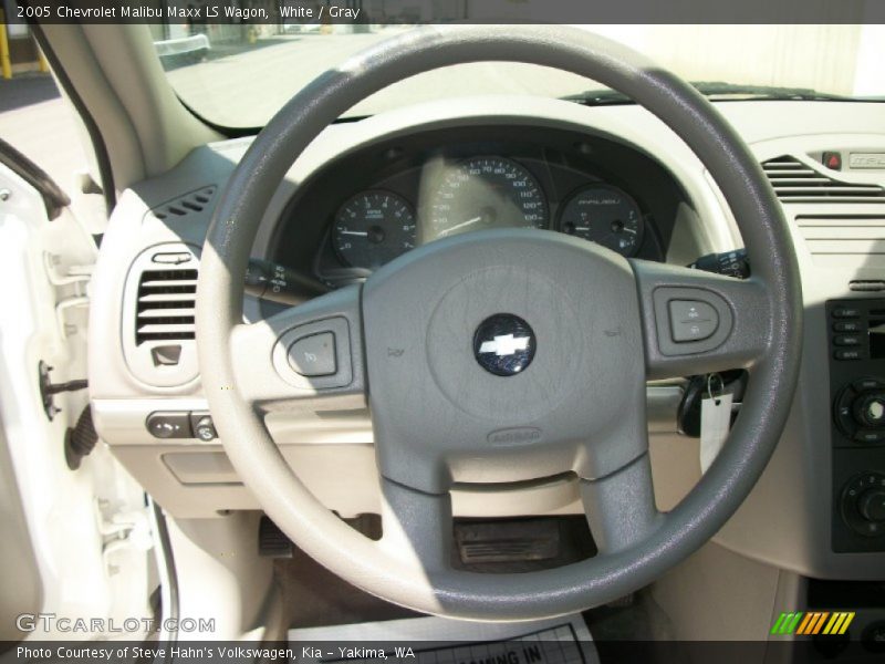 White / Gray 2005 Chevrolet Malibu Maxx LS Wagon