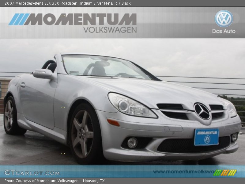 Iridium Silver Metallic / Black 2007 Mercedes-Benz SLK 350 Roadster