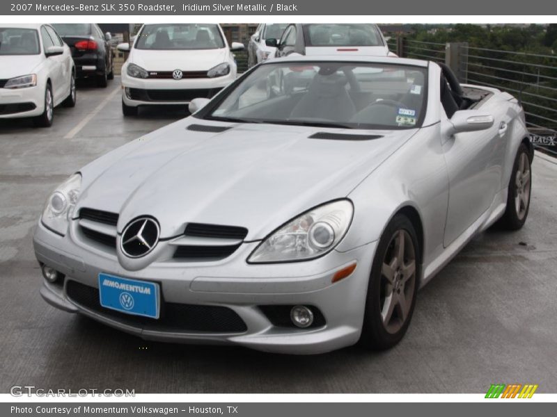 Iridium Silver Metallic / Black 2007 Mercedes-Benz SLK 350 Roadster