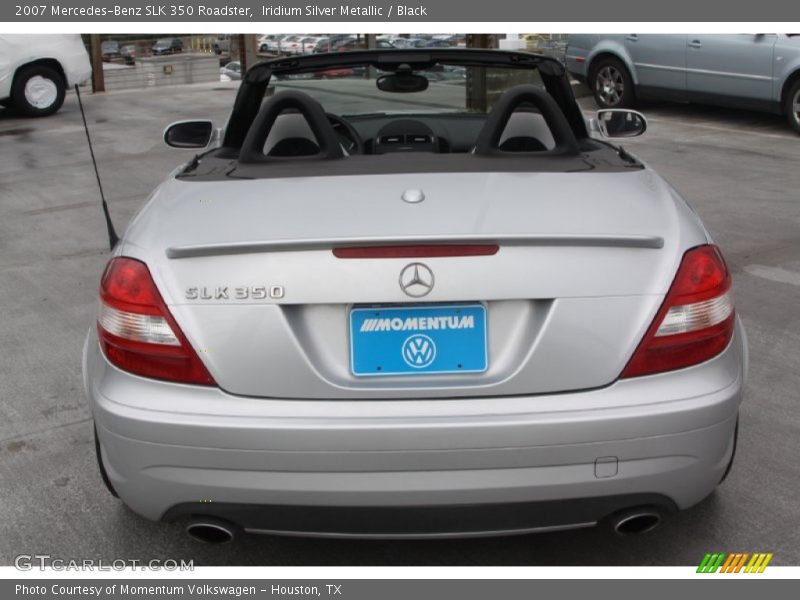 Iridium Silver Metallic / Black 2007 Mercedes-Benz SLK 350 Roadster