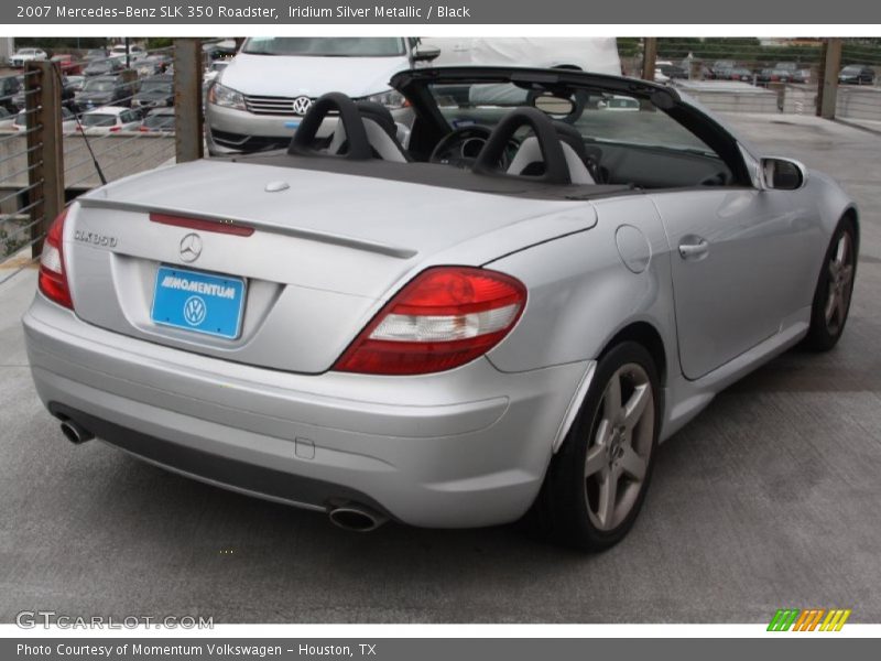 Iridium Silver Metallic / Black 2007 Mercedes-Benz SLK 350 Roadster