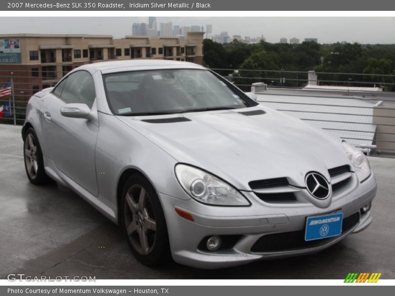 Iridium Silver Metallic / Black 2007 Mercedes-Benz SLK 350 Roadster