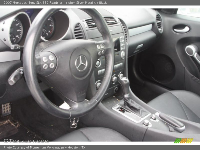 Iridium Silver Metallic / Black 2007 Mercedes-Benz SLK 350 Roadster