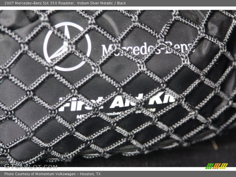 Iridium Silver Metallic / Black 2007 Mercedes-Benz SLK 350 Roadster