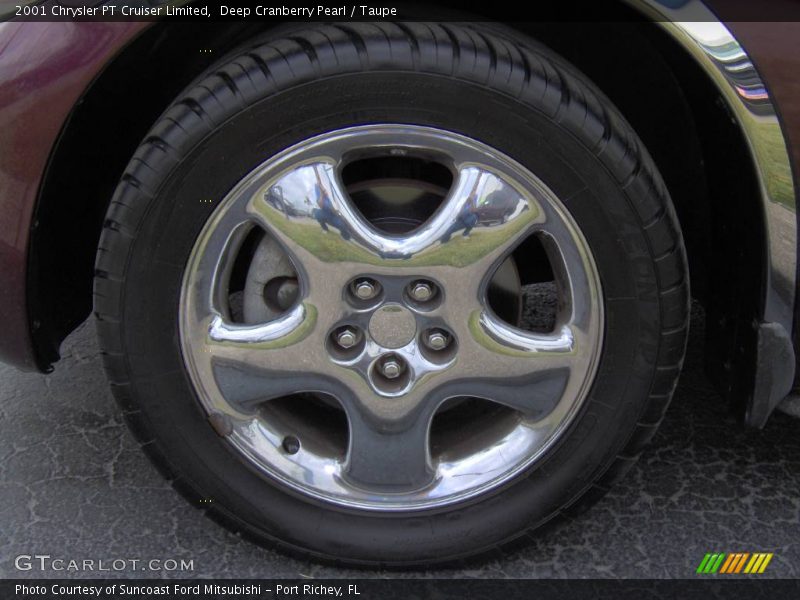 Deep Cranberry Pearl / Taupe 2001 Chrysler PT Cruiser Limited