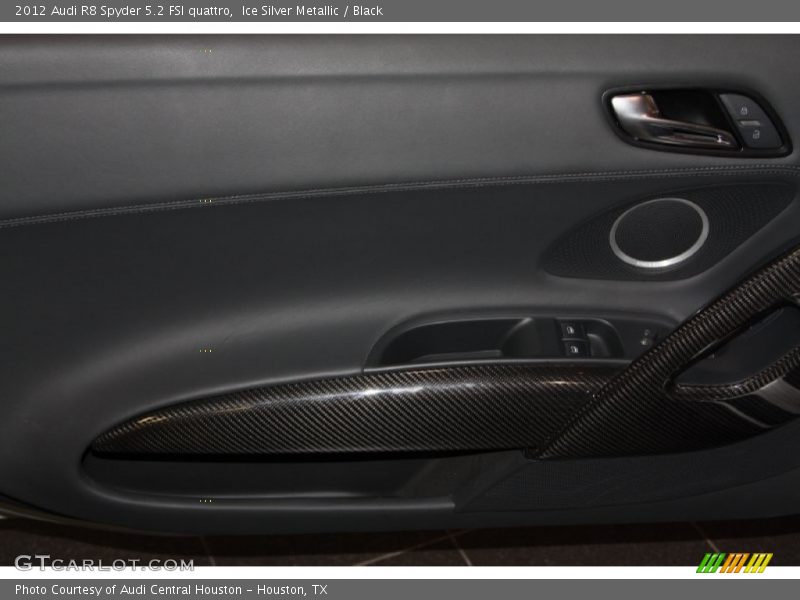 Ice Silver Metallic / Black 2012 Audi R8 Spyder 5.2 FSI quattro