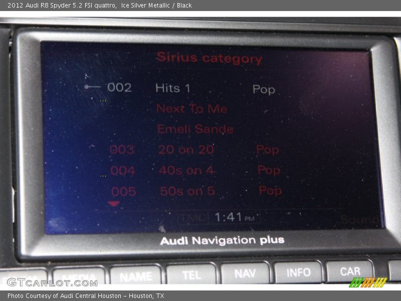 Ice Silver Metallic / Black 2012 Audi R8 Spyder 5.2 FSI quattro