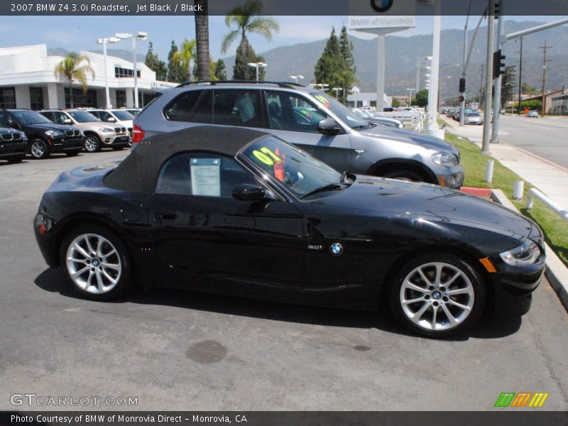 Jet Black / Black 2007 BMW Z4 3.0i Roadster