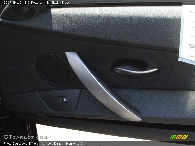 Jet Black / Black 2007 BMW Z4 3.0i Roadster