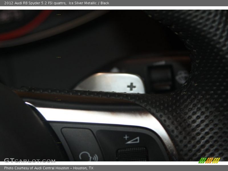 Ice Silver Metallic / Black 2012 Audi R8 Spyder 5.2 FSI quattro