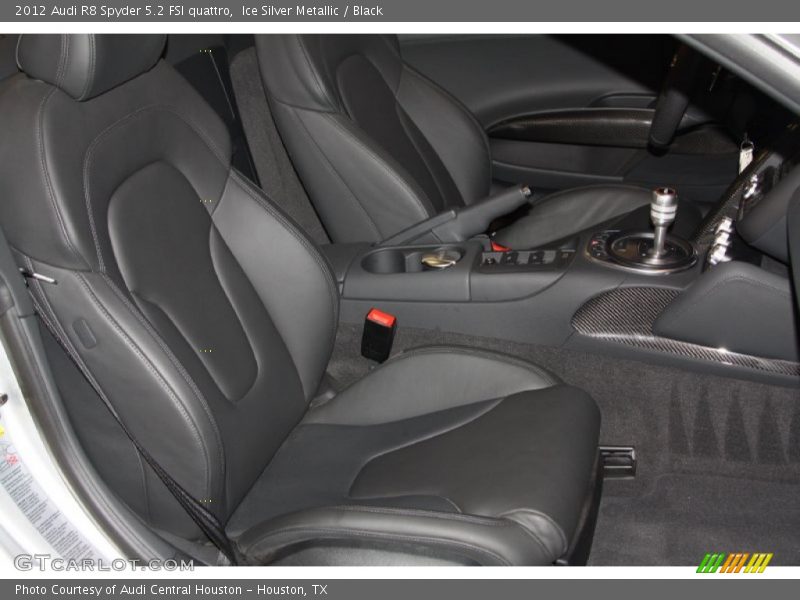 Ice Silver Metallic / Black 2012 Audi R8 Spyder 5.2 FSI quattro