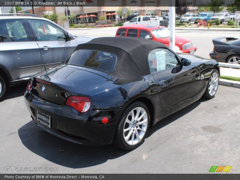 Jet Black / Black 2007 BMW Z4 3.0i Roadster