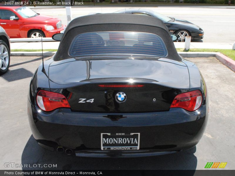Jet Black / Black 2007 BMW Z4 3.0i Roadster