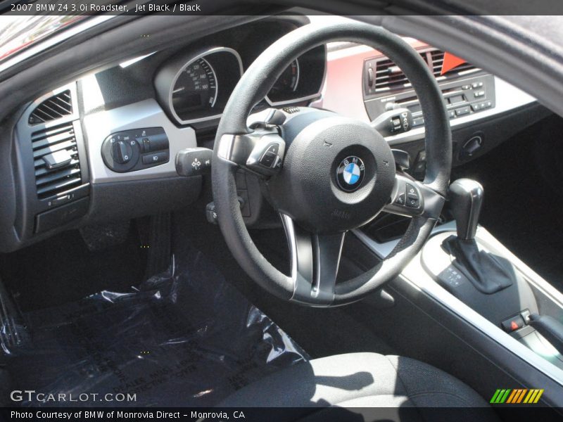 Jet Black / Black 2007 BMW Z4 3.0i Roadster