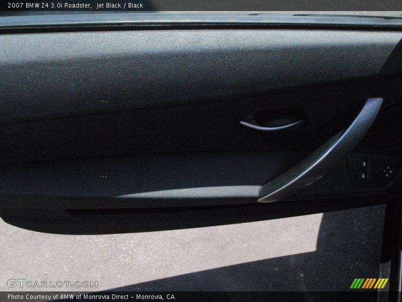 Jet Black / Black 2007 BMW Z4 3.0i Roadster