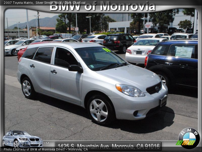 Silver Streak Mica / Dark Charcoal 2007 Toyota Matrix