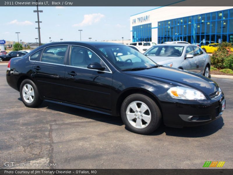 Black / Gray 2011 Chevrolet Impala LT