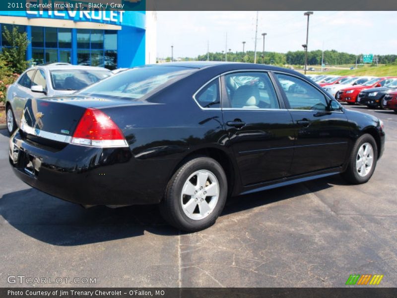 Black / Gray 2011 Chevrolet Impala LT