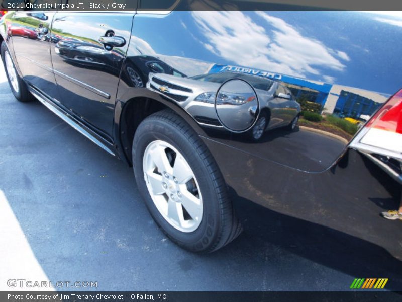 Black / Gray 2011 Chevrolet Impala LT