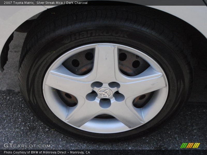 Silver Streak Mica / Dark Charcoal 2007 Toyota Matrix