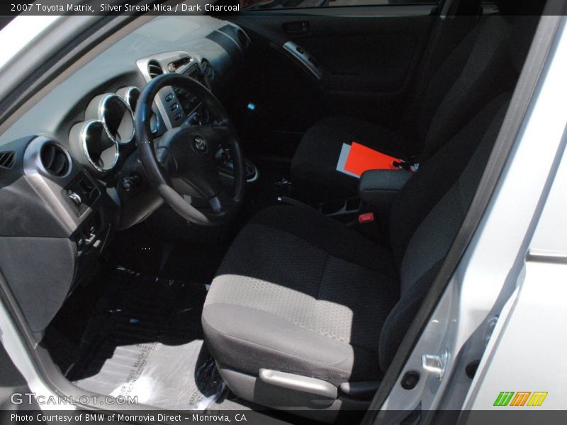 Silver Streak Mica / Dark Charcoal 2007 Toyota Matrix