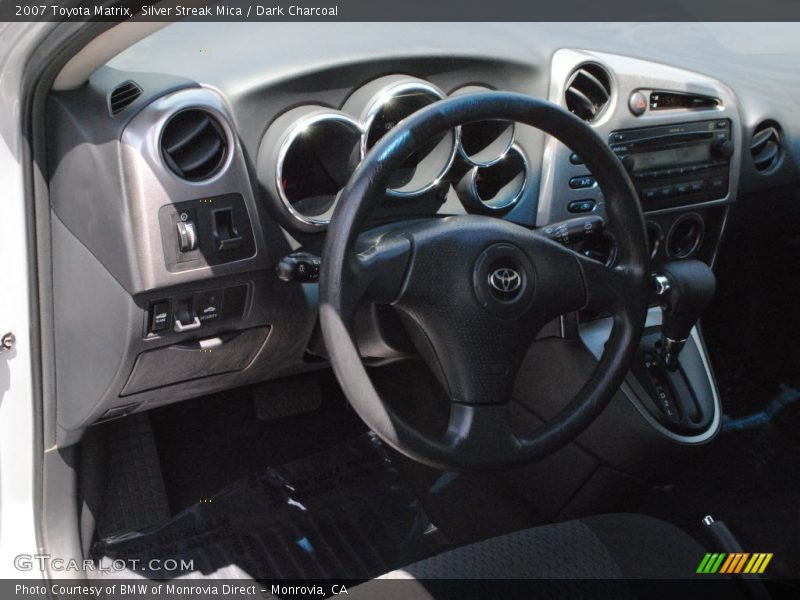 Silver Streak Mica / Dark Charcoal 2007 Toyota Matrix