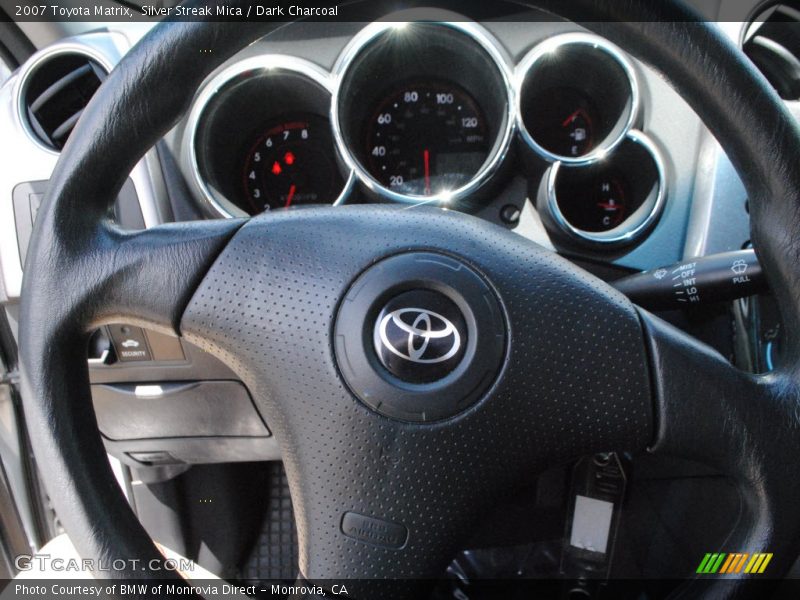 Silver Streak Mica / Dark Charcoal 2007 Toyota Matrix
