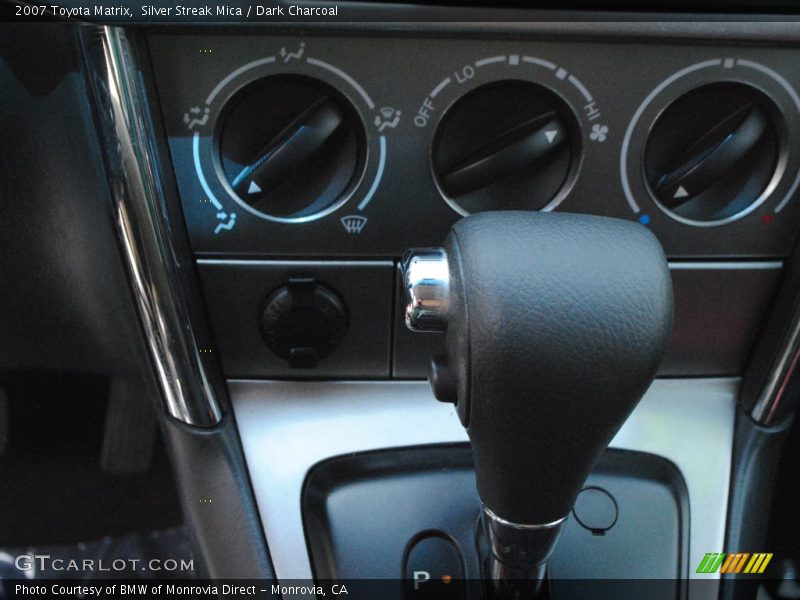 Silver Streak Mica / Dark Charcoal 2007 Toyota Matrix