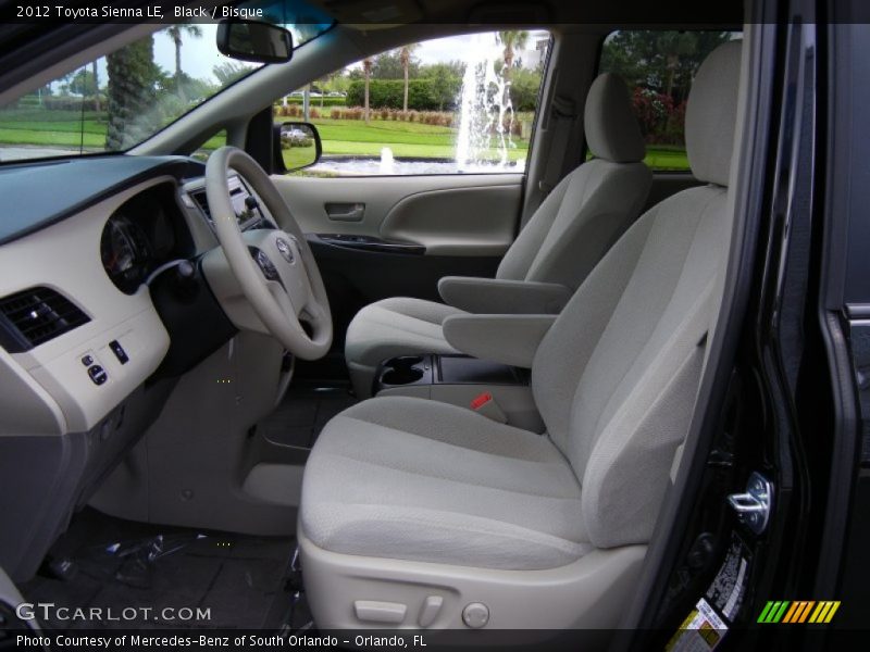 Black / Bisque 2012 Toyota Sienna LE